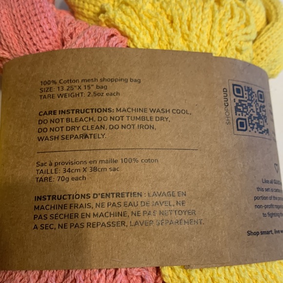 GUUD French Market Mesh Tote 2 pack - Picture 7 of 12